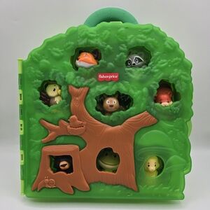Fisher Price Little People Forest Friends Carry Case Toddler Playset w/ Figures